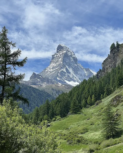 Mountain and valley