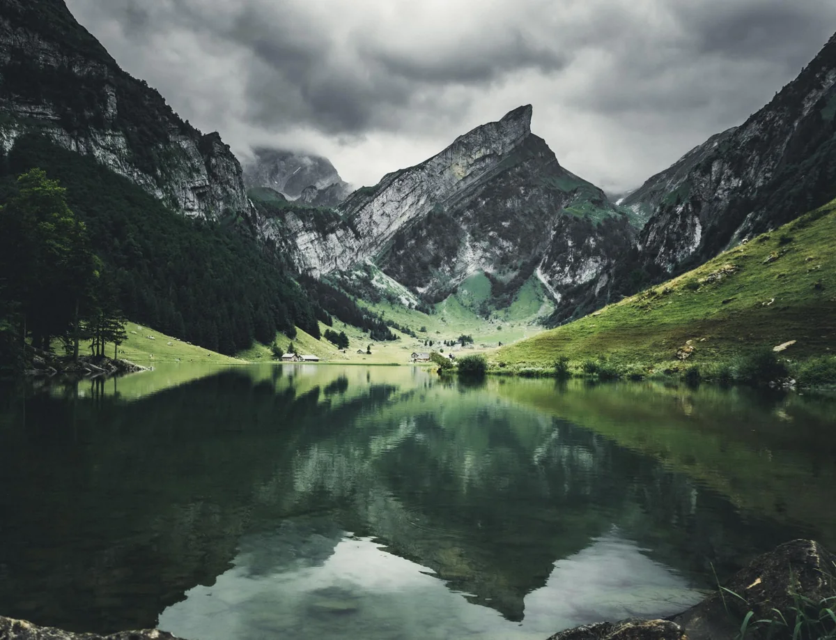 Seealpsee in the mountains
